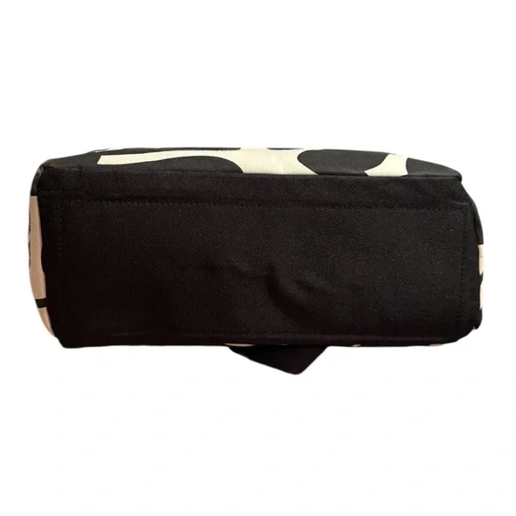 Mailelani’s Kauai Black & White Floral Zip Top Canvas Tote - Picture 6 of 8